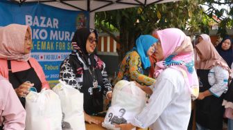 Jadi Solusi Emak-emak, UKM Sahabat Sandi Serang Bantu Jangkau Harga Bahan Pokok