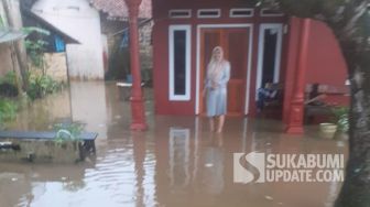 Tiga Desa di Tegalbuleud Sukabumi Dikepung Banjir, Puluhan Hektare Sawah Terendam