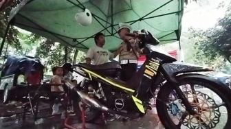 Datangi Kejurprov Balap Motor di Manahan, Kasatlantas Polresta Solo: Knalpot Brong hanya di Sirkuit