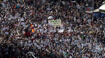 Tuntut Perbaikan Sistem Kesehatan, 200 Ribu Warga Spanyol Demo