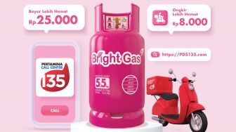 Hanya di Jawa dan Bali, Isi Ulang Bright Gas 5,5 Kg Bisa Hemat Puluhan Ribu Rupiah!