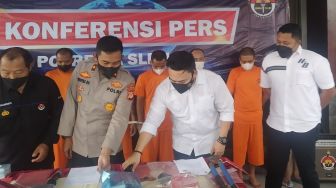 Lihai Beraksi saat Kondisi Sepi, Komplotan Pencuri Kabel Asal Kendal Diciduk Polisi di Sleman