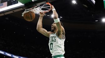 Hasil NBA: Triganda Jayson Tatum Bawa Celtics Hentikan Rentetan Kemenangan Mavericks