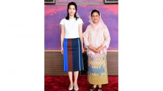 Potret Istri Presiden Korea Selatan di Indonesia, Wajah Awet Mudanya di Usia 50 Tahun Curi Perhatian