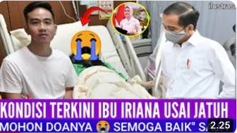 CEK FAKTA: Iriana Jokowi Terbaring di Rumah Sakit Usai Terpeleset di Tangga Pesawat, Benarkah?