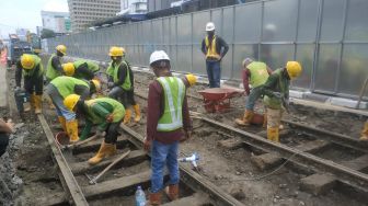 Berusia Hampir Satu Abad, Rel Trem yang Ditemukan Saat Konstruksi MRT Jakarta Buatan Jerman