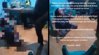 Suami Injak Wajah Istri, Anak Nangis Histeris Rekam Keberingasan Sang Ayah