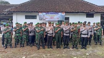 Wujudkan Sinergitas, TNI dan Polri di Wonosobo Gelar Apel Gabungan