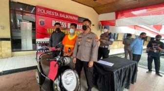 Warga Balikpapan Bawa Kabur Motor Tukang Pijit, Digadaikan di Muara Jawa