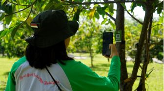 Edukasi Keanekaragaman Hayati, Pertamina dan DLH Pasang QR Code Tanaman Kebun Raya Indrokilo Boyolali