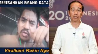 Meresahkan! Video Pria Caci Maki Jokowi, Ancam Bunuh Sampai Sebut Hamili Istri Wartawan