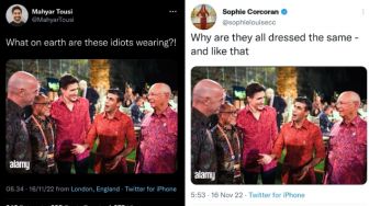 Hina Batik Indonesia, Dua Akun Twitter Milik Orang Inggris Dirujak Warganet
