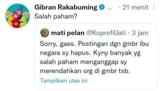 Gibran Rakabuming Santai Saat Iriana Jokowi Diejek, Warganet: Tapi Ntar Orangnya Ilang ya Mas?