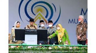 Akhirnya Puan dan Ganjar Dipertemukan di Muktamar Muhammadiyah Solo