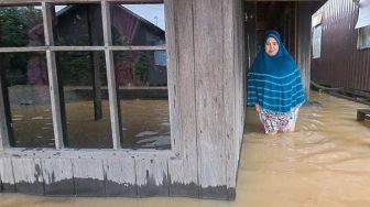 Debit Air Sungai Tabalong dan Balangan Naik, 9 Kecamatan Terendam Banjir