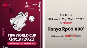 Kerja Sama Vidio dan IndiHome TV, Siarkan Piala Dunia 2022