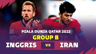 Link Streaming Piala Dunia 2022, Inggris vs Iran Secara Gratis
