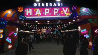 FOTO: Kemeriahan Festival Generasi Happy yang Digelar Tri di Stadion Maguwoharjo