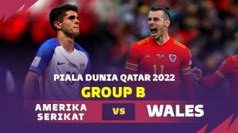 Prediksi Amerika Serikat vs Wales di Grup B Piala Dunia 2022: Skor, Head to Head, Susunan Pemain
