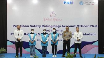 Kurangi Angka Kecelakaan, Jasa Raharja Gelar Safety Riding Bersama PNM