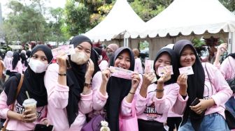 Srikandi Ganjar Lampung Ajak Milenial Cintai Produk Lokal Melalui Bazar UMKM