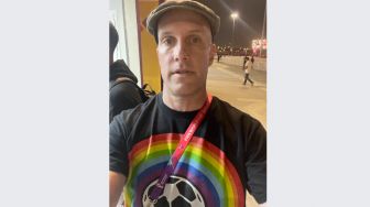 Jurnalis Amerika Dilarang Masuk Stadion Piala Dunia 2022 Qatar Karena Pakai Baju Gambar Pelangi LGBT