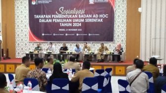 KPU Brebes Gelar Sosialisasi Tahapan Pembentukan Badan Ad Hoc Pemilu 