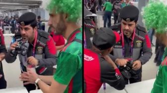 Diduga Selundupkan Alkohol di Dalam Teropong, Fans Timnas Meksiko Adu Mulut dengan Petugas