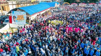 10 Ribu Orang di Sulsel Ikut Gerak Jalan Anti Mager