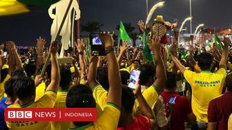 Piala Dunia 2022: Benarkah Tuduhan Ada Fans Palsu dan Dibayar di Qatar?
