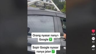 Viral! Sopir Mobil Google Maps Kesasar dan Nanya Jalan, Warganet Kasih Komentar Ini