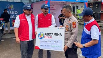 Pertamina Suplai 20.000 Liter BBM untuk Polri Bantu Penanganan Gempa Cianjur