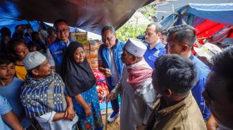 Mendag Kunjungi Korban Gempa Cianjur