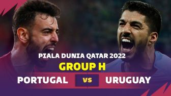 Link Live Streaming Piala Dunia 2022 Portugal vs Uruguay Secara Gratis