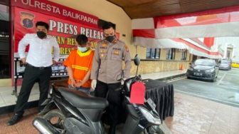 Curi Motor dan Kabur 3 Bulan, AL Ditangkap Polisi di Balikpapan Tengah