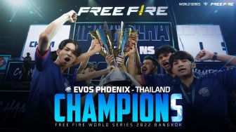 Evos Phoenix Juara Free Fire World Series 2022 Bangkok
