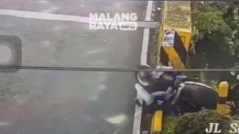 Beredar Detik-detik Pengendara Motor Terjatuh di Jembatan Suhat Malang Setinggi 12 Meter