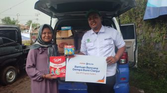 PKT Proaktif Salurkan Bantuan Logistik Bagi Korban Gempa Cianjur