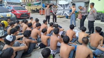 Puluhan Pelajar SMK Asal Tangerang Ditangkap Polisi di Serang, Diduga Hendak Tawuran