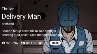 Webtoon Thriller Delivery Man, Kurir Paket yang Terjebak dalam Bisnis Gelap