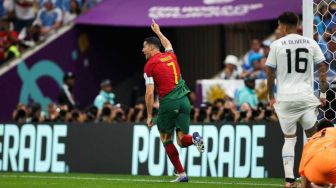 Momen Cristiano Ronaldo Selebrasi Heboh padahal Bukan Dirinya yang Cetak Gol
