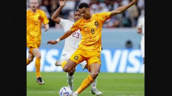 Piala Dunia 2022: Cody Gakpo Bikin Gol Lagi, Belanda Ungguli Qatar 1-0 di Babak Pertama