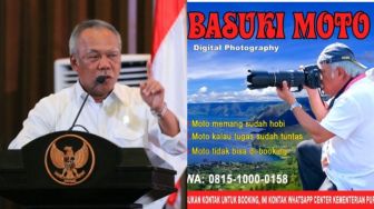 Menteri Basuki Hobi Motret, Twitter Kementerian PUPR Buat Poster Promosi