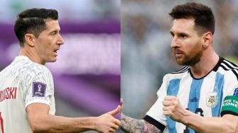 Polandia vs Argentina: Scaloni Ogah Bandingkan Robert Lewandowski dengan Lionel Messi