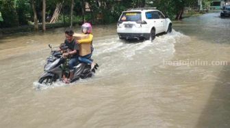 Hujan Deras Kemarin, Wonorejo Mojokerto Kebanjiran Lagi