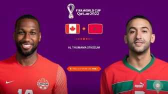 Link Live Streaming Kanada vs Maroko Matchday 3 Grup F Piala Dunia 2022