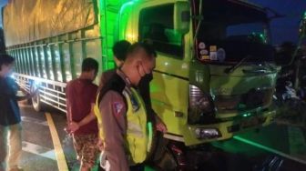 Truk Hino Tabrak Dua Motor di Jalintim Sukadana Lampung Timur, Tiga Tewas