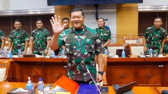 Intip Laksamana Yudo Margono Jalani Fit and Proper Tes Panglima TNI di DPR