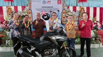 Resmikan Tefa di SMK PGRI 2 Badung Bali, Astra Honda Siapkan Siswa serta Pendidik dengan Standarisasi Kualitas Kerja