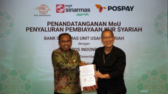 PT Pos Indonesia dan Bank Sinarmas Syariah Teken Nota Kesepahaman Penyediaan KUR